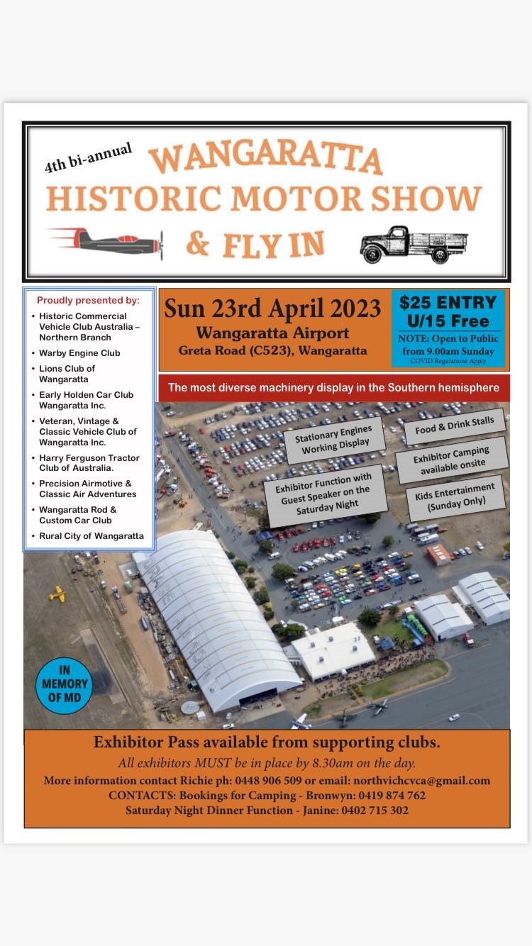 Wangaratta Historic Motor Show and Fly In