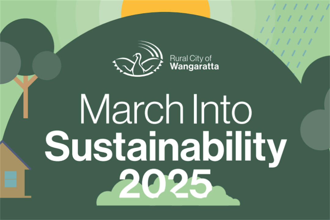 March into Sustainability - Events Announced Rural City of Wangaratta