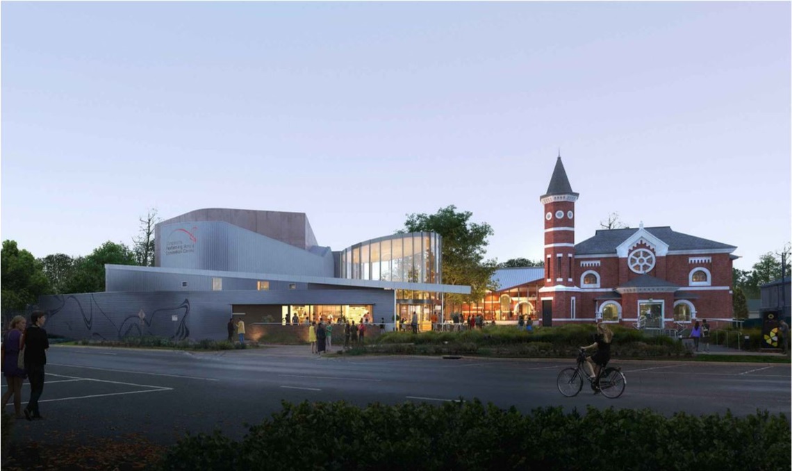 Wangartta Creative Precinct Concept Design - Ovens Street View - May 2022.JPG